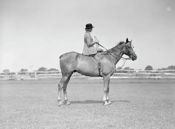 Framed Print : Horse show, East Hampton, Long Island. between 1933 and 1942. Creator: Arnold Genthe Framed Print : Horse show, East Hampton, Long Island. between 1933 and 1942. Creator: Arnold Genthe