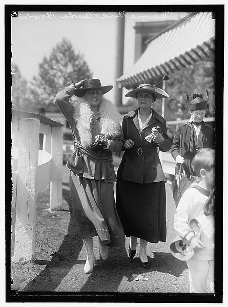 Horse Shows, Butler Bowles and Miss Maurine, between 1910 and 1917. Creator: Harris & Ewing. Horse Shows, Butler Bowles and Miss Maurine, between 1910 and 1917. Creator: Harris & Ewing