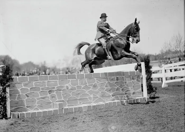 Framed Print : Horse Shows - Col. A.W. Dunn, Hurdling, 1911. Creator: Harris & Ewing. Horse Shows - Col. A.W. Dunn, Hurdling, 1911. Creator: Harris & Ewing Framed Print : Horse Shows - Col. A.W. Dunn, Hurdling, 1911. Creator: Harris & Ewing. Horse Shows - Col. A.W. Dunn, Hurdling, 1911. Creator: Harris & Ewing
