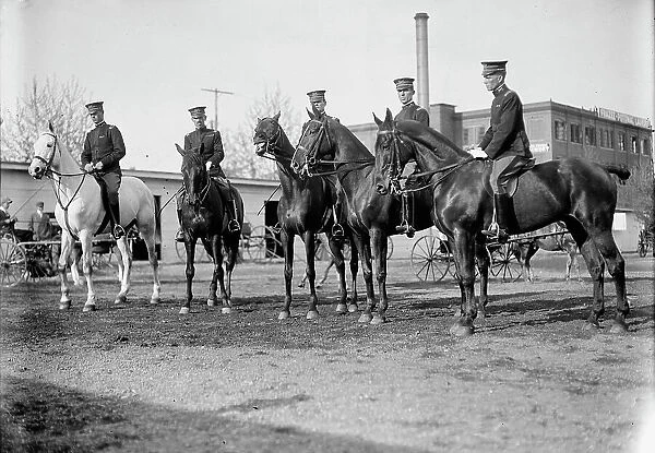 Horse Shows, Fort Myer Army officers Who Took Part In London And Stockholm Horse Show, 1912. Creator: Harris & Ewing. Horse Shows, Fort Myer Army officers Who Took Part In London And Stockholm Horse Show, 1912. Creator: Harris & Ewing