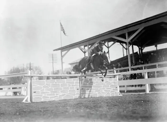Framed Print : Horse Shows - Melvin Hazen Jumping, 1912. Creator: Harris & Ewing. Horse Shows - Melvin Hazen Jumping, 1912. Creator: Harris & Ewing Framed Print : Horse Shows - Melvin Hazen Jumping, 1912. Creator: Harris & Ewing. Horse Shows - Melvin Hazen Jumping, 1912. Creator: Harris & Ewing