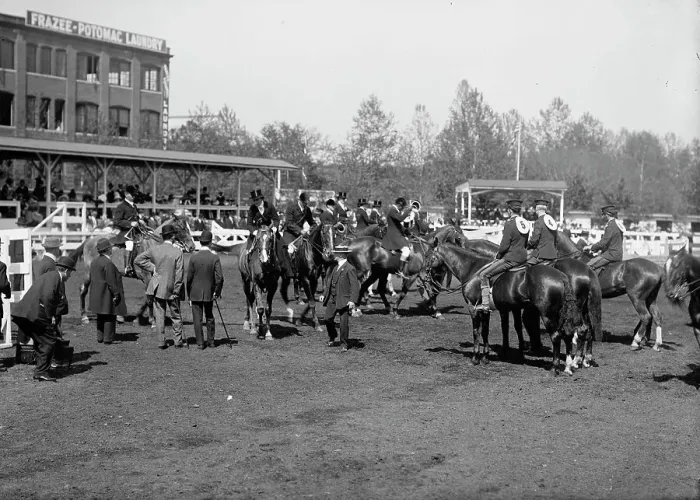 Framed Print : Horse Shows - Unidentified Entrant, 1912. Creator: Harris & Ewing. Horse Shows - Unidentified Entrant, 1912. Creator: Harris & Ewing Framed Print : Horse Shows - Unidentified Entrant, 1912. Creator: Harris & Ewing. Horse Shows - Unidentified Entrant, 1912. Creator: Harris & Ewing