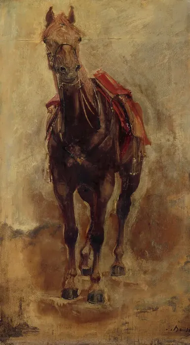 Framed Print : Horse study for the equestrian portrait of the Count of Palikao, c1876. Creator: Paul-Jacques-Aime Baudry Framed Print : Horse study for the equestrian portrait of the Count of Palikao, c1876. Creator: Paul-Jacques-Aime Baudry