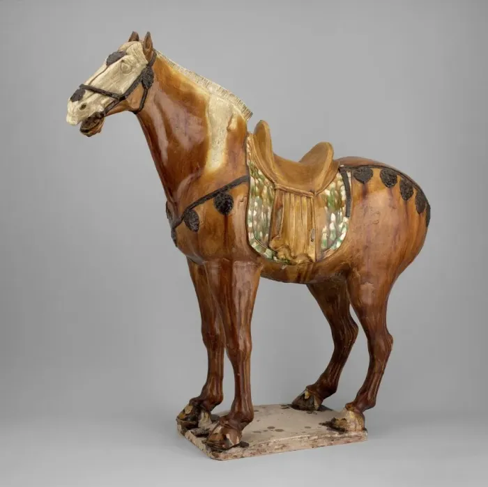Framed Print : Horse, Tang dynasty, (A. D. 618-907), 1st half of 8th century. Creator: Unknown Framed Print : Horse, Tang dynasty, (A. D. 618-907), 1st half of 8th century. Creator: Unknown