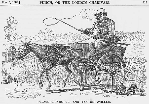 Please (!) Horse, and Tax on Wheels, 1888