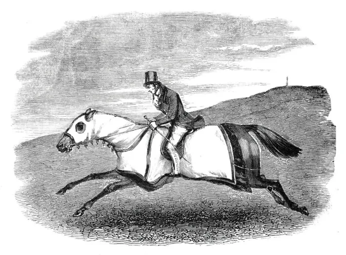 Framed Print : Horse-training, 1844. Creator: Unknown