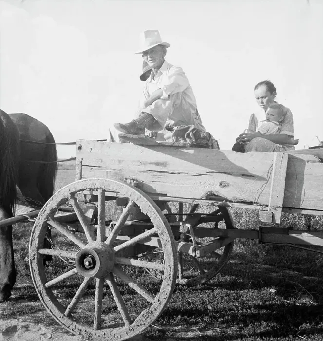 Framed Print : Horse and wagon is still a common means of transportation... Southeast Missouri Farms, 1938. Creator: Dorothea Lange Framed Print : Horse and wagon is still a common means of transportation... Southeast Missouri Farms, 1938. Creator: Dorothea Lange