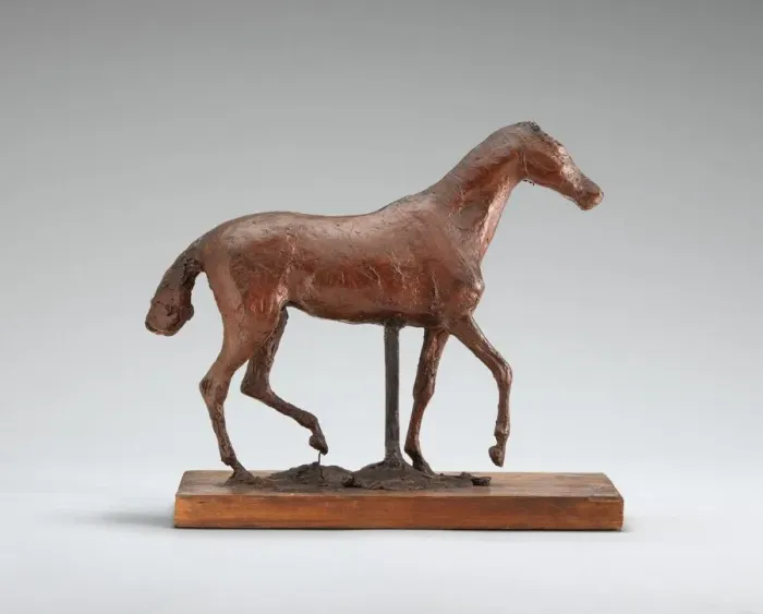 Framed Print : Horse Walking, possibly early 1870s. Creator: Edgar Degas Framed Print : Horse Walking, possibly early 1870s. Creator: Edgar Degas