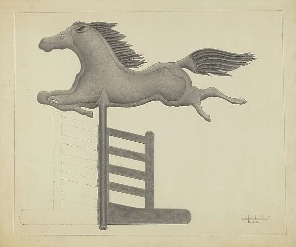 Horse Weather Vane, 1935 / 1942. Creator: Filippo Porreca