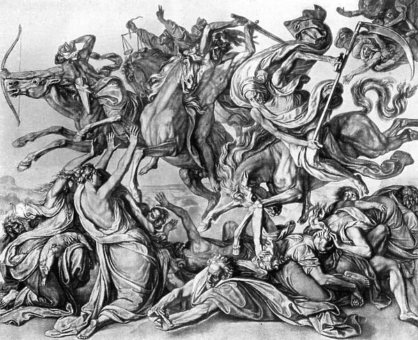 The Four Horsemen of the Apocalypse, 1926. Artist: Peter von Cornelius
