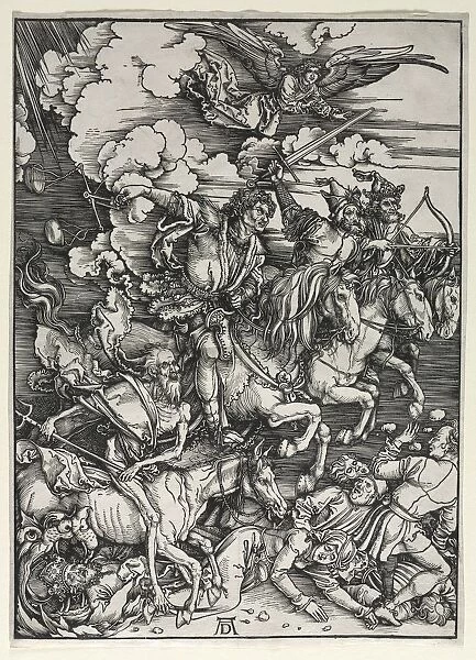 The Four Horsemen, from The Apocalypse, c. 1498. Creator: Albrecht Dürer (German, 1471-1528)