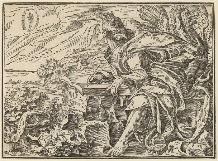 Framed Print : The Four Horsemen of the Apocalypse, published 1630. Creator: Christoph Maurer Framed Print : The Four Horsemen of the Apocalypse, published 1630. Creator: Christoph Maurer