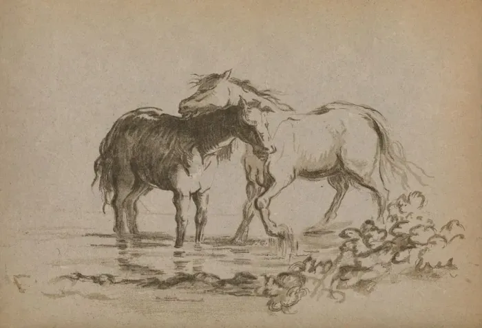 Framed Print : Horses, 1903. Artist: Lady Diana Spencer Framed Print : Horses, 1903. Artist: Lady Diana Spencer