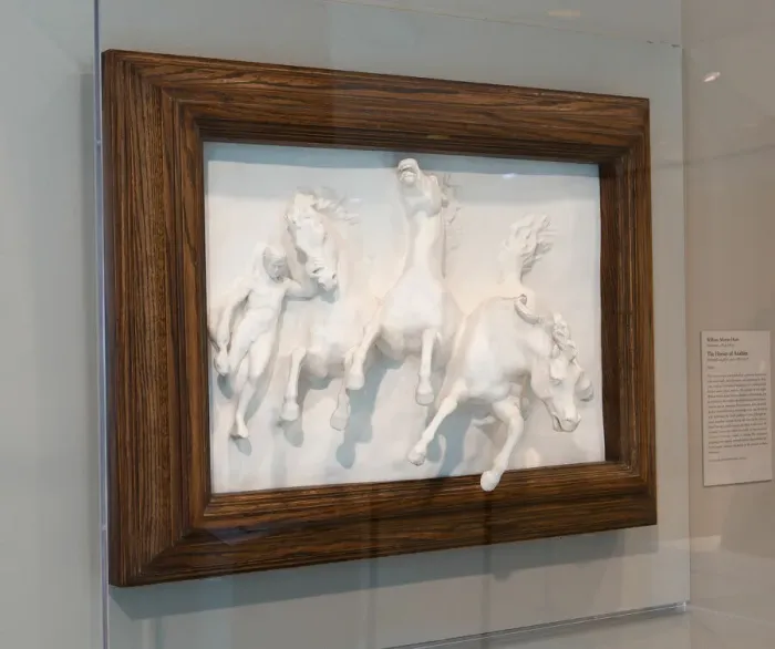 Framed Print : The Horses of Anahita, Modeled 1848 / 50, cast 1882 / 1910. Creator: William Morris Hunt Framed Print : The Horses of Anahita, Modeled 1848 / 50, cast 1882 / 1910. Creator: William Morris Hunt