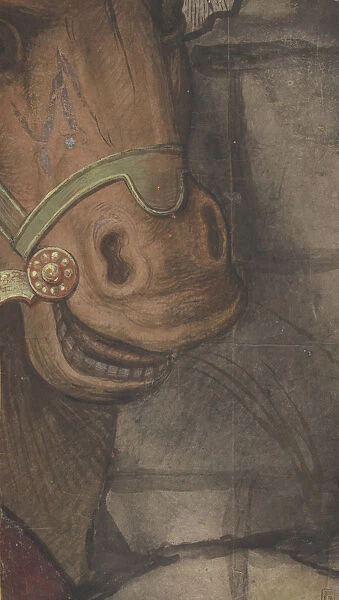 Horses head, 1500-1550. Creator: School of Raphael