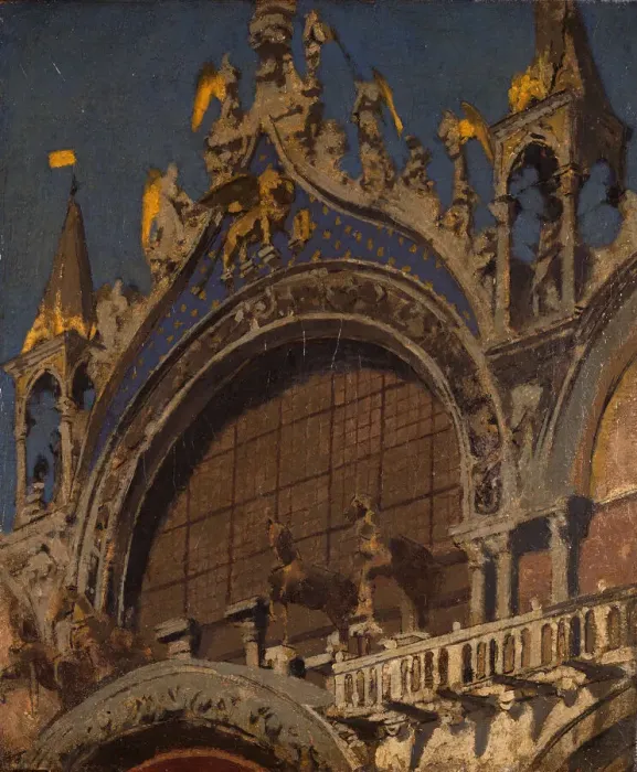 Framed Print : The Horses of St Mark s, Venice, 1905-06. Creator: Walter Richard Sickert Framed Print : The Horses of St Mark s, Venice, 1905-06. Creator: Walter Richard Sickert