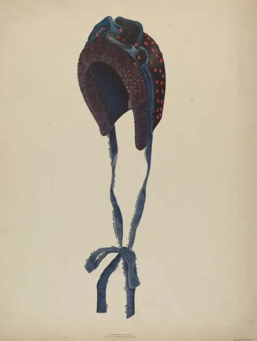 Framed Print : Horseshoe Bonnet, 1935 / 1942. Creator: Wilbur M Rice Framed Print : Horseshoe Bonnet, 1935 / 1942. Creator: Wilbur M Rice