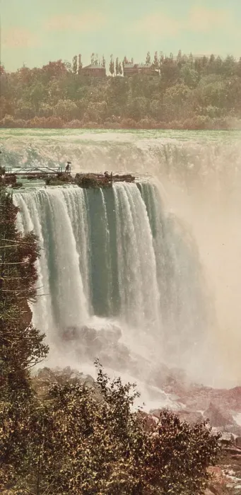 Framed Print : Horseshoe Falls from Goat Island, Niagara, ca 1900. Creator: Unknown Framed Print : Horseshoe Falls from Goat Island, Niagara, ca 1900. Creator: Unknown