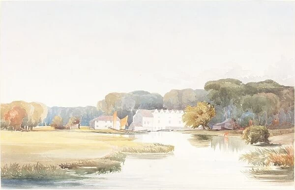 Horstead Mill on the River Bure, Norfolk, 1829  /  1848. Creator: James Bulwer