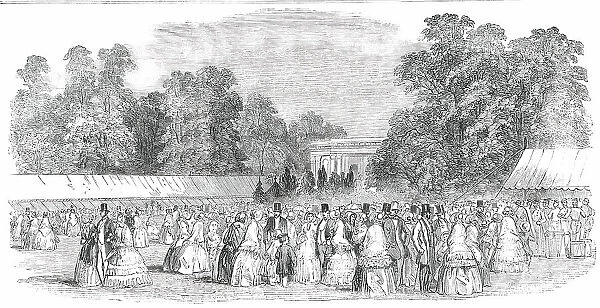 Horticultural Fete at Cheltenham - the Lawn, 1850. Creator: Unknown