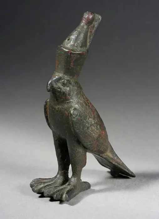 Framed Print : Horus Falcon Figurine, Late Period-Ptolemaic Period (711-30 BCE). Creator: Unknown Framed Print : Horus Falcon Figurine, Late Period-Ptolemaic Period (711-30 BCE). Creator: Unknown
