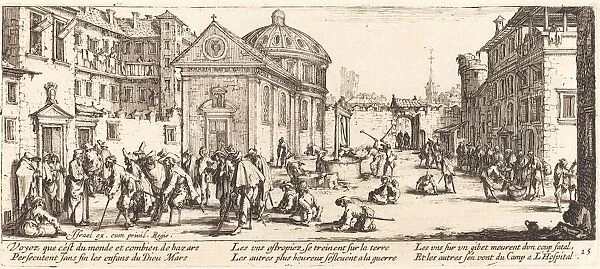 The Hospital, c. 1633. Creator: Jacques Callot