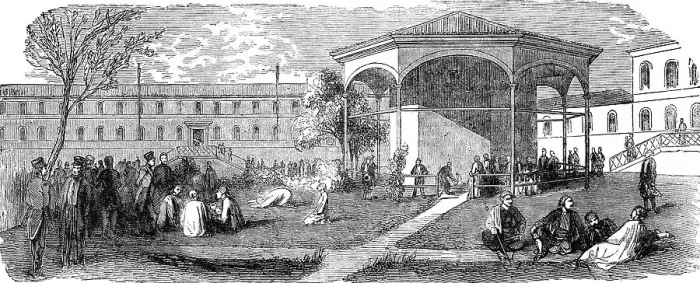 Framed Print : The Hospital of the French Camp at Gallipoli, 1854. Creator: Unknown Framed Print : The Hospital of the French Camp at Gallipoli, 1854. Creator: Unknown