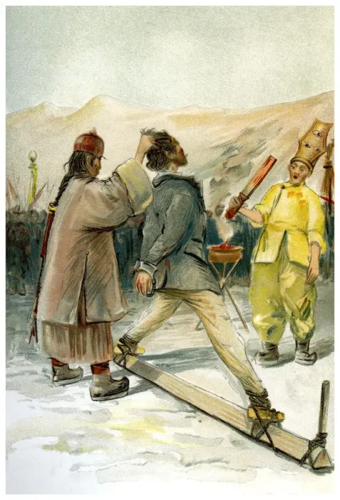 Framed Print : The hot iron torture, 1898. Artist: FA Brockhaus Framed Print : The hot iron torture, 1898. Artist: FA Brockhaus