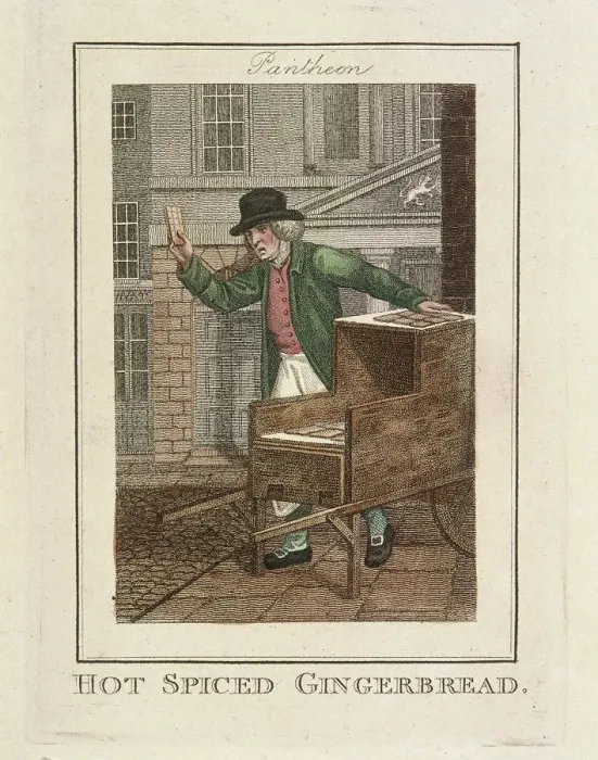 Framed Print : Hot Spiced Gingerbread, Cries of London, 1804 Framed Print : Hot Spiced Gingerbread, Cries of London, 1804