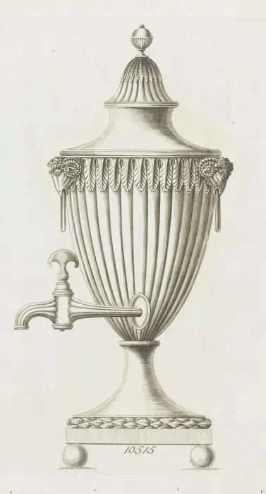 Framed Print : Hot Water Urn, ca. 1790. Creator: Matthew Boulton Framed Print : Hot Water Urn, ca. 1790. Creator: Matthew Boulton