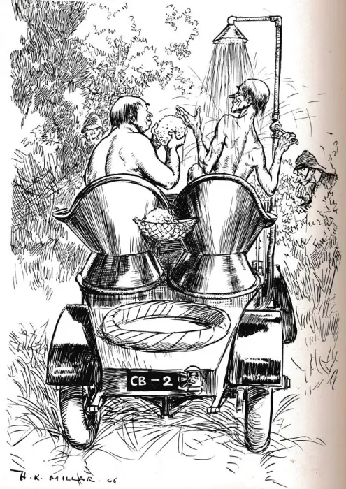 Framed Print : Hot-Weather Hints for Motorists, 1906. Artist: Harold Robert Millar Framed Print : Hot-Weather Hints for Motorists, 1906. Artist: Harold Robert Millar