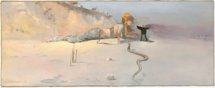 Framed Print : Hot Wind, 1889. Artist: Conder, Charles (1868-1909) Framed Print : Hot Wind, 1889. Artist: Conder, Charles (1868-1909)