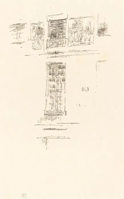 Framed Print : Hotel Colbert, Windows, 1891. Creator: James Abbott McNeill Whistler Framed Print : Hotel Colbert, Windows, 1891. Creator: James Abbott McNeill Whistler