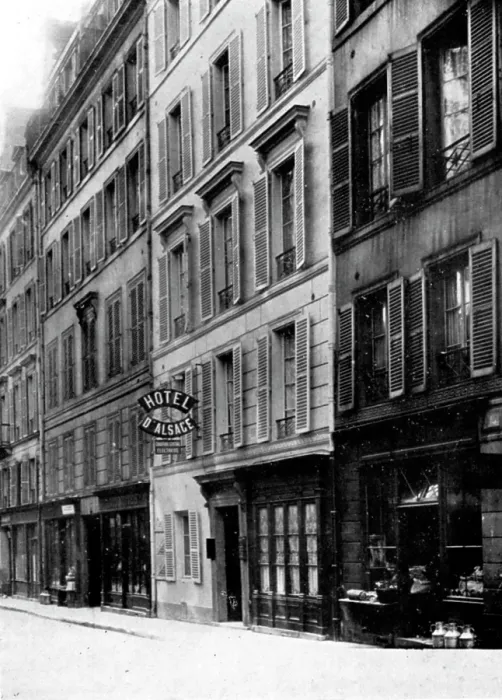 Framed Print : Hotel D'Alsace, Paris, 1914. Creator: Unknown. Hotel D'Alsace, Paris, 1914. Creator: Unknown Framed Print : Hotel D'Alsace, Paris, 1914. Creator: Unknown. Hotel D'Alsace, Paris, 1914. Creator: Unknown