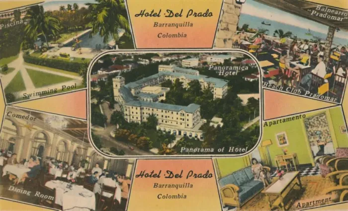 Framed Print : Hotel Del Prado, Barranquilla, Colombia, c1940s Framed Print : Hotel Del Prado, Barranquilla, Colombia, c1940s