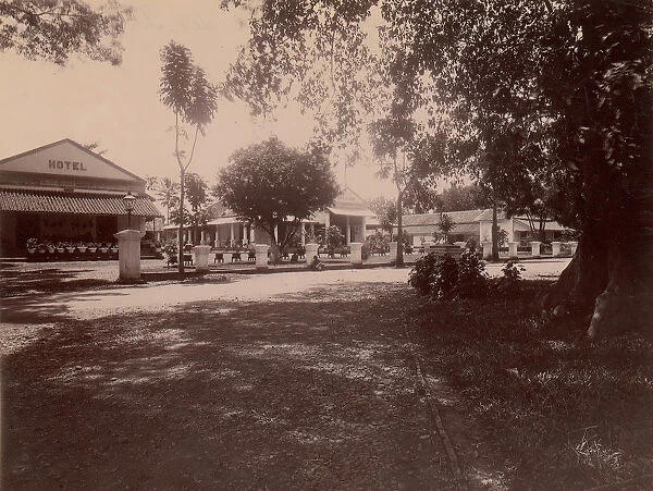 Hotel des Indes, Batavia, 1860s-70s. Creator: Unknown
