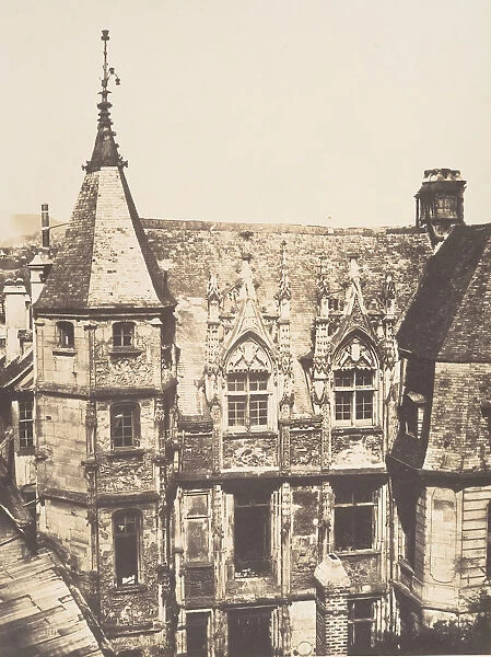 Hotel du Bourgtheroulde, Rouen, 1852-54. Creator: Edmond Bacot