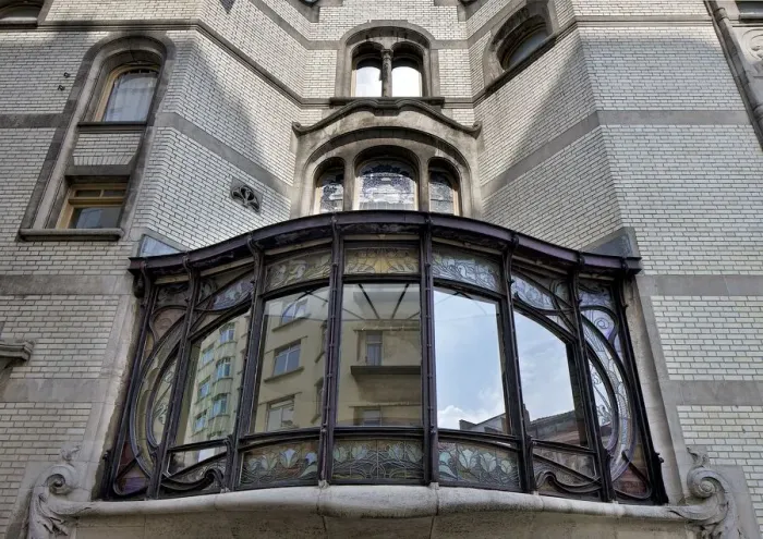 Framed Print : Hotel Hannon, 1 Avenue de la Jonction, Brussels, Belgium, (1902), c2014-c2017. Artist Framed Print : Hotel Hannon, 1 Avenue de la Jonction, Brussels, Belgium, (1902), c2014-c2017. Artist