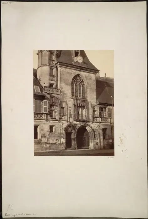 Framed Print : Hotel Jacques Coeur at Bourges, c. 1865. Creator: Constant Alexandre Famin (French, 1827-1888) Framed Print : Hotel Jacques Coeur at Bourges, c. 1865. Creator: Constant Alexandre Famin (French, 1827-1888)