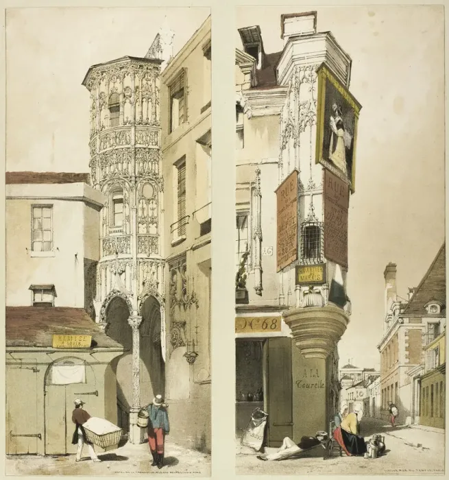 Framed Print : Hotel de la Tremouille, Paris, 1839. Creator: Thomas Shotter Boys Framed Print : Hotel de la Tremouille, Paris, 1839. Creator: Thomas Shotter Boys