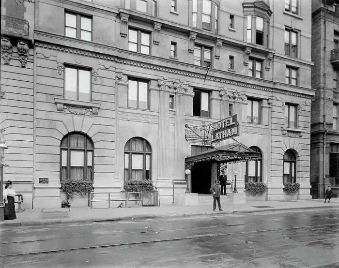 Framed Print : Hotel Latham, New York, N.Y. between 1905 and 1915. Creator: Unknown Framed Print : Hotel Latham, New York, N.Y. between 1905 and 1915. Creator: Unknown