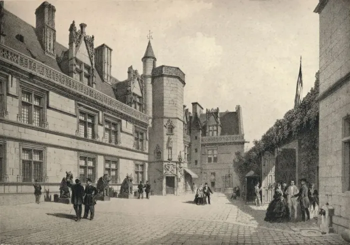 Framed Print : Hotel and Musee de Cluny, 1915. Artist: PH Benoist Framed Print : Hotel and Musee de Cluny, 1915. Artist: PH Benoist