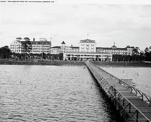 The [Hotel] Ormond from the Halifax River, Ormond, Fla. between 1900 and 1920. Creator: Unknown