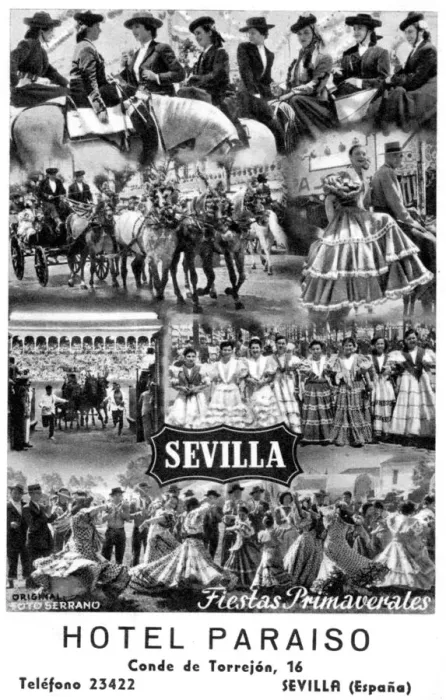 Framed Print : Hotel Paraiso, Seville, Spain, 20th century Framed Print : Hotel Paraiso, Seville, Spain, 20th century