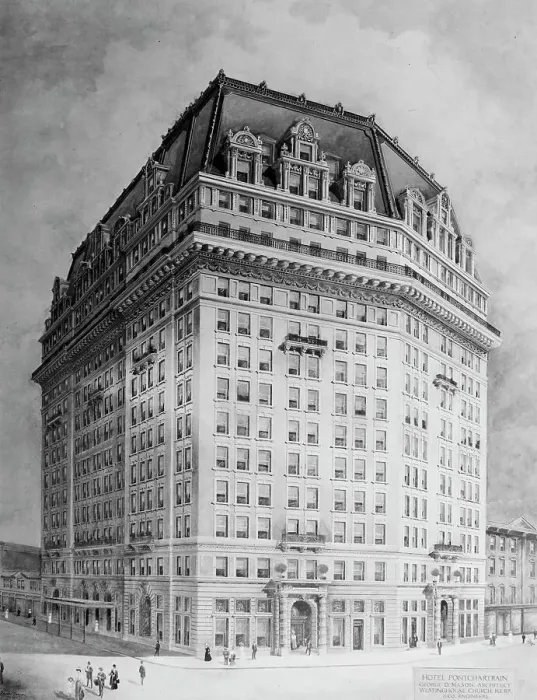 Framed Print : Hotel Pontchartrain, between 1900 and 1910. Creator: Unknown Framed Print : Hotel Pontchartrain, between 1900 and 1910. Creator: Unknown