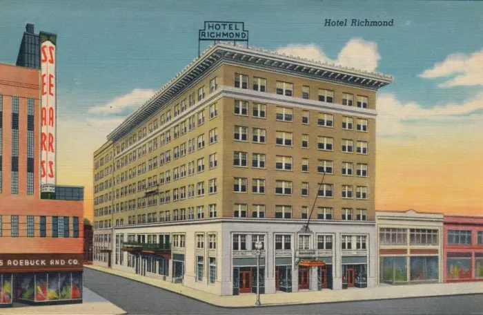 Framed Print : Hotel Richmond, Augusta, Georgia, 1943 Framed Print : Hotel Richmond, Augusta, Georgia, 1943