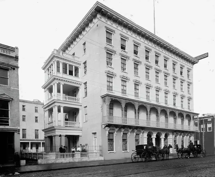 Framed Print : Hotel St. John, Charleston, S.C. c1905. Creator: Unknown Framed Print : Hotel St. John, Charleston, S.C. c1905. Creator: Unknown