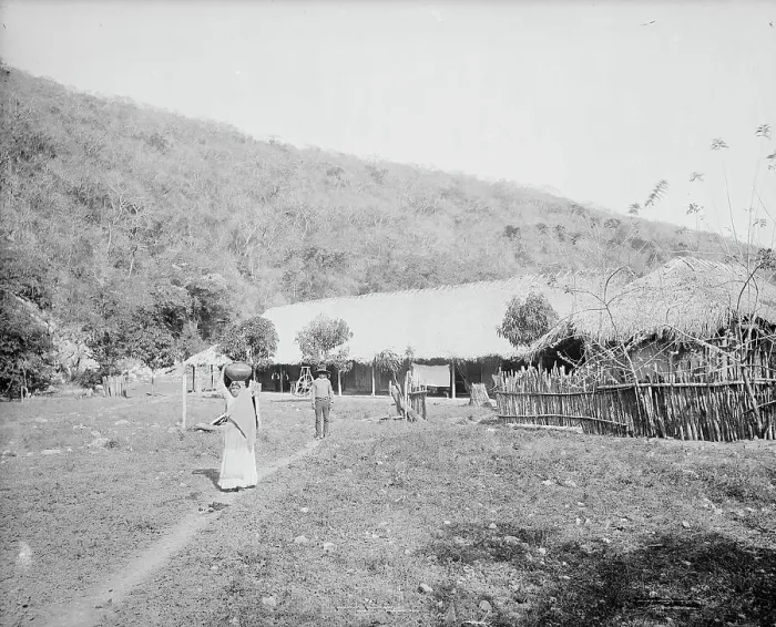 Framed Print : Hotel at Taninul, between 1880 and 1897. Creator: William H. Jackson Framed Print : Hotel at Taninul, between 1880 and 1897. Creator: William H. Jackson