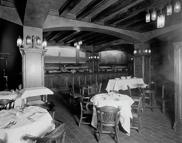 Hotel Utica, the cafe, Utica, N.Y. between 1905 and 1915. Creator: Unknown