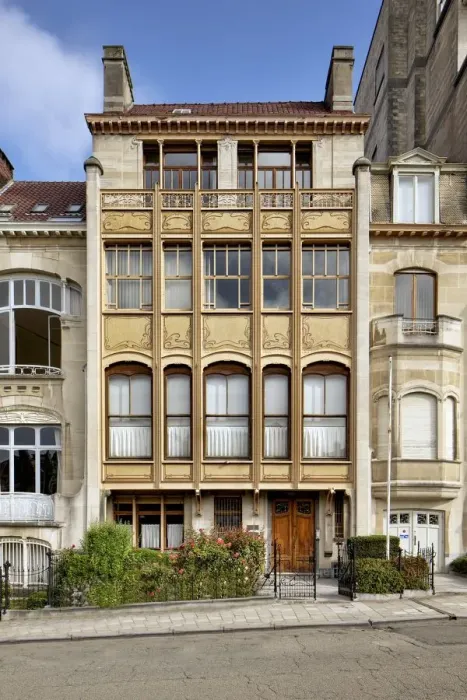 Framed Print : Hotel van Eetvelde, 2-4 Av. Palmerston, Brussels, Belgium, (1898), c2014-c2017. Artist Framed Print : Hotel van Eetvelde, 2-4 Av. Palmerston, Brussels, Belgium, (1898), c2014-c2017. Artist